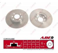 1X Disco freno ABE C3F031ABE per OPEL CORSA D (S07) 1 2006-201