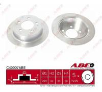 1X Disco freno ABE C40007ABE per SSANGYONG KYRON 2 2005-2014