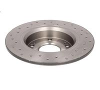 Disco freno BREMBO 08A1471X posteriore, gelocht, perforato, completo, 1 pezzo