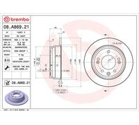 1X Disco freno BREMBO 08.A869.21 per HYUNDAI XG (XG) 3 1998-2005