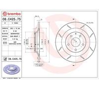 1X Disco freno BREMBO 08.C425.75 per MAZDA CX-5 (KF) 2.5 2019-2022