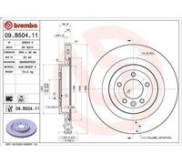 1X Disco freno BREMBO 09.B504.11 per RANGE ROVER IV (L405) 3 2013-2021