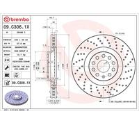 Disco freno BREMBO XTRA LINE BREMBO 09.C306.1X, 1 Pezzo