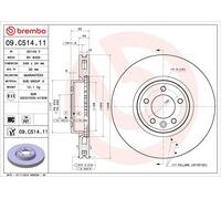 1X Disco freno BREMBO 09.C514.11 per RANGE ROVER IV (L405) 3 2015-2021