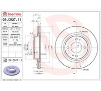 Disco freno BREMBO 09C92711 anteriore, ventilato, 1 Pezzo