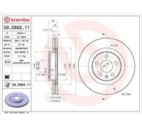 1X Disco freno BREMBO 09.D892.11 per VOLVO XC40 (536) 2 2017-2019