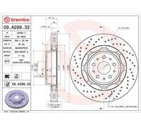 1X Disco freno BREMBO 9.A299.33 per MASERATI GRANCABRIO 4.7 2010-2013