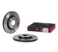 Brembo Disco freno 09.A637.1X – 2 pezzi forati, ventilazione interna, anteriore