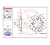 BREMBO Discofreno 09.C645.11