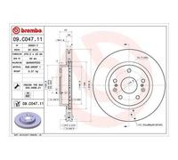 1x Disco Freno Brembo Prime Line - Uv Coated per Suzuki Assale Anteriore