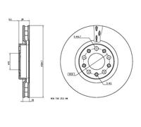 FEBI BILSTEIN 172916 Disco freno