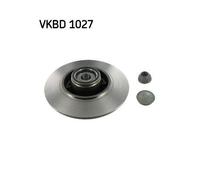 1X Disco Freno Skf VKBD 1027 per Renault Assale Posteriore