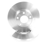 Coppia Dischi Freno Solido Anteriori D + S per Audi 100,A4,A6 1.8 16V/2.0