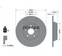 1X Disco freno TEXTAR 92268703 FORD MONDEO V Tre volumi (CD) 2 2012-2016