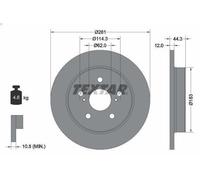 1X Disco freno TEXTAR 92301403 per LEXUS NX (_Z1_) 2 2014-