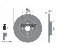 TEXTAR 92320003 Disco freno
