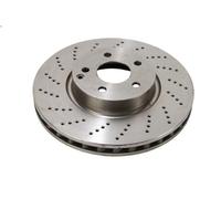 Disco freno TRW DF4862S anteriore, perforato, fessura, altamente carbonizzato, 1 Pezzo