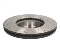 TRW Disco freno DF6477 anteriore, ventilato, perforato - 1 pezzo