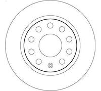 1X Disco freno TRW DF6553 SKODA OCTAVIA III (5E3, NL3, NR3) 1 2016-202