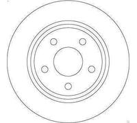 1X Disco freno TRW DF6556 per FORD FOCUS IV (HN) 1 2022-2025