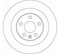 1X Disco freno TRW DF6588 per VOLVO S90 II (234) 2 2017-2021