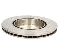 Disco freno TRW DF6601S posteriore, ventilato, fessura, altamente carbonizzato, 1 Pezzo
