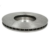 Disco freno TRW DF6604S anteriore, ventilato, fessura, altamente carbonizzato, 1 Pezzo