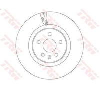 Disco freno TRW DF6700S anteriore, ventilato, altamente carbonizzato, 1 Pezzo