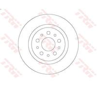 1X Disco freno TRW DF6714 per FIAT TIPO Hatchback (356_, 357_) 1.4 2016-2020