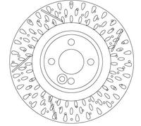 1X Disco freno TRW DF6930S per MINI MINI (R56) 2 2011-2013