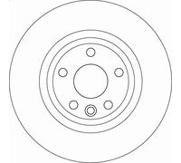 1X Disco freno TRW DF6947 per JAGUAR E-PACE (X540) 2 2018-