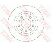 1X Disco freno TRW DF8070 per ALFA ROMEO GIULIETTA (940_) 2 2010-2016