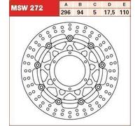 1X Disco freno TRW MSW272