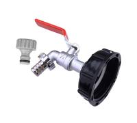 1x Drain Tap Adapter Water Tank Faucet Connector 1/2 Fit For IBC Ton Drum New