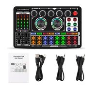 1X(F999 Scheda Audio Mixer Audio Live Scheda Audio Voice Changer Mixing Con3942
