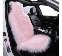 1X Finta Pelliccia Auto Sedile Cover Morbido Caldo Peluche Completo Anteriore