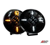 1X Fit Scania Volvo DAF MAN Camion 24V 9" Faro Rotondo Spot Led DRL COMBO HQ