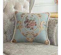 1X Floreale Ricamo Divano Federa Copricuscino Arredo Casa Stile Barocco