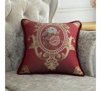 1X Floreale Ricamo Divano Federa Copricuscino Arredo Casa Stile Barocco