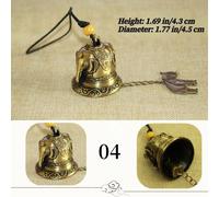 1X Fortunato Benedizione Bell Dragone Pesce Feng Shui Da Furin Chic Ornamento