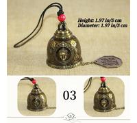 1X Fortunato Benedizione Bell Dragone Pesce Feng Shui Da Furin Chic Ornamento