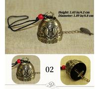 1X Fortunato Benedizione Bell Dragone Pesce Feng Shui Da Furin Chic Ornamento
