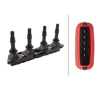 1x HELLA Bobina Accensione per Opel Astra G/H Corsa C Signum Tigra Vectra B
