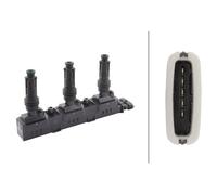 1x HELLA Bobina D'Accensione Modulo -poli per Zyl. Opel Agila A Corsa C/D