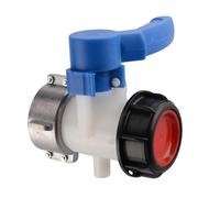 1x IBC DN50 75mm Tote Tank Butterfly Valve Tap Water Adapter Container Use