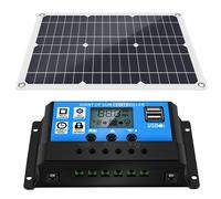 1X(Kit Pannello Solare 180W Caricabatterie 12V con Controller 100A per Rou3082