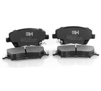 1x Kit Pastiglie Freno Anteriore per Nissan Micra 2010-