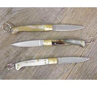 1x Knife Coltello 11,5 CM SARDO Sardegna Pattada Portachiavi Manico Corno di Bue