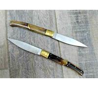 1x Knife Coltello Sardo 24CM Lama 11cm Sardegna Pattada Manico in Corno di Lucido