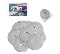 1x Lame di Ricambio Premium Lame Rotonde 45 mm per taglierine rotanti coltelli rotanti tagliatessuto Adatto per taglierine Prym OLFA Fiskar 45mm Long Life Quality Pezzi Coltello Rotondo affilato